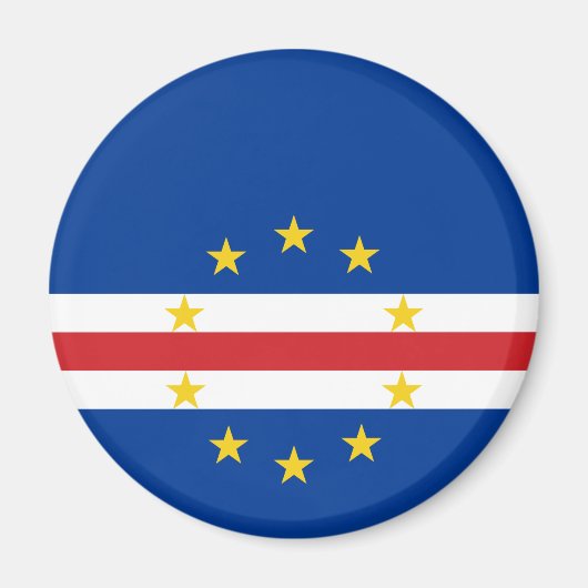 Flagge von Kap Verde Magnet (Vorne)