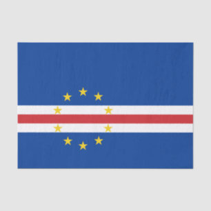 Flagge von Kap Verde Seidenpapier