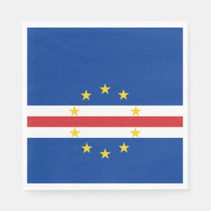 Flagge von Kap Verde Serviette