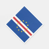 Flagge von Kap Verde Serviette (Ecke)