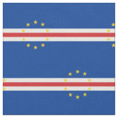 Flagge von Kap Verde Stoff (Nahaufnahme)