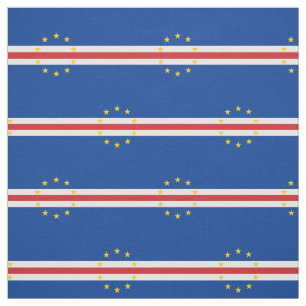 Flagge von Kap Verde Stoff