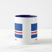 Flagge von Kap-Verde Tasse (Zentrum)