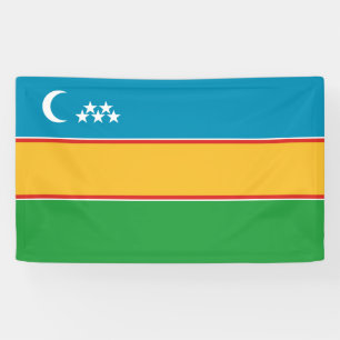 Flagge von Karakalpakstan Banner