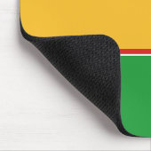 Flagge von Karakalpakstan Mousepad (Ecke)