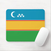 Flagge von Karakalpakstan Mousepad (Mit Mouse)