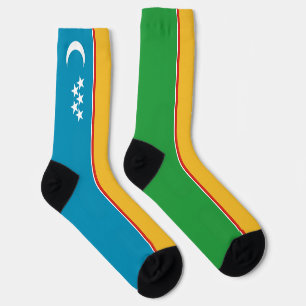 Flagge von Karakalpakstan Socken