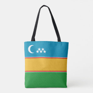 Flagge von Karakalpakstan Tasche