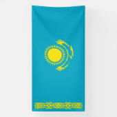 Flagge von Kasachstan Banner (Vertikal)