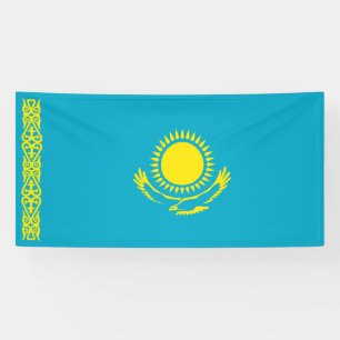 Flagge von Kasachstan Banner