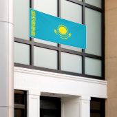 Flagge von Kasachstan Banner (Äußeres Gebäude)