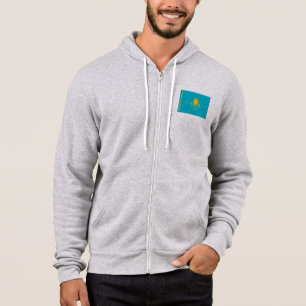 Flagge von Kasachstan Hoodie