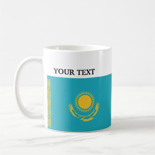 Flagge von Kasachstan Kaffeetasse