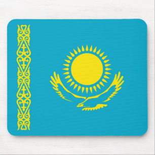 Flagge von Kasachstan Mousepad
