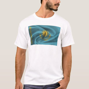 Flagge von Kasachstan T-Shirt