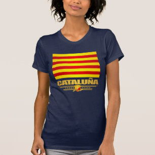 Flagge von Katalanien (Katalonien) T-Shirt