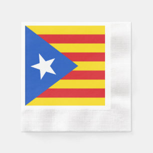 Flagge von Katalonien Serviette