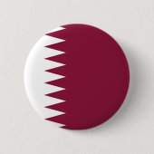 Flagge von Katar Button (Vorderseite)