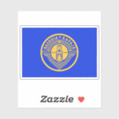 Flagge von Kavajë, Albanien Aufkleber (Blatt)