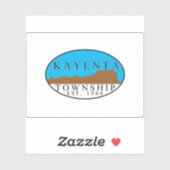 Flagge von Kayenta, Arizon, USA Aufkleber (Blatt)