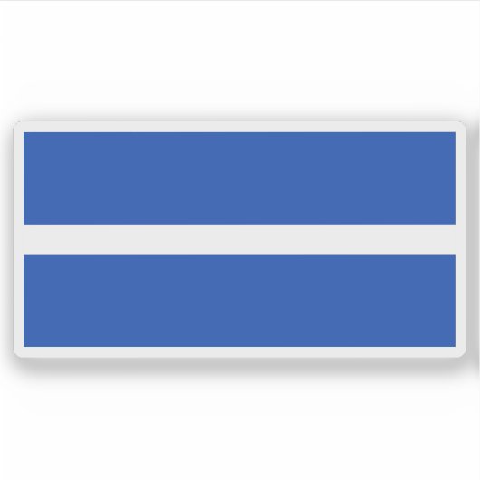 Flagge von Keila, Estland Aufkleber (Vorderseite)