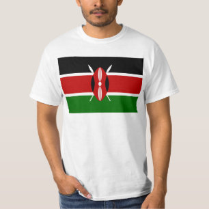 Flagge von Kenia Afrika T-Shirt