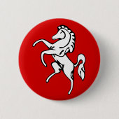 Flagge von Kent (Weißes Pferd) (Landkreis von Engl Button (Vorderseite)
