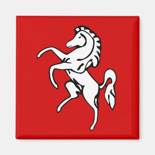Flagge von Kent (Weißes Pferd) (Landkreis von Engl Magnet