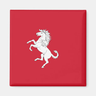 Flagge von Kent (Weißes Pferd) (Landkreis von Engl Magnet