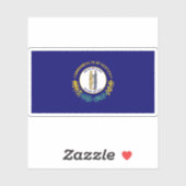 Flagge von Kentucky Aufkleber (Blatt)