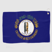 Flagge von Kentucky Golfhandtuch (Horizontal)