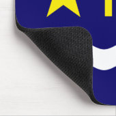 Flagge von Kinshasa, Kongo-Maus-Pad Mousepad (Ecke)