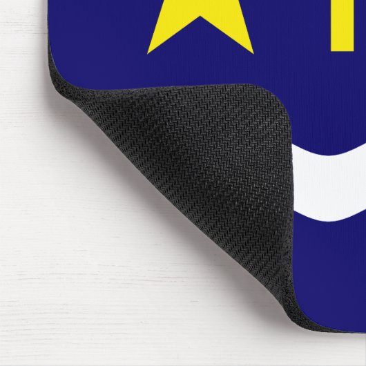 Flagge von Kinshasa, Kongo-Maus-Pad Mousepad (Ecke)