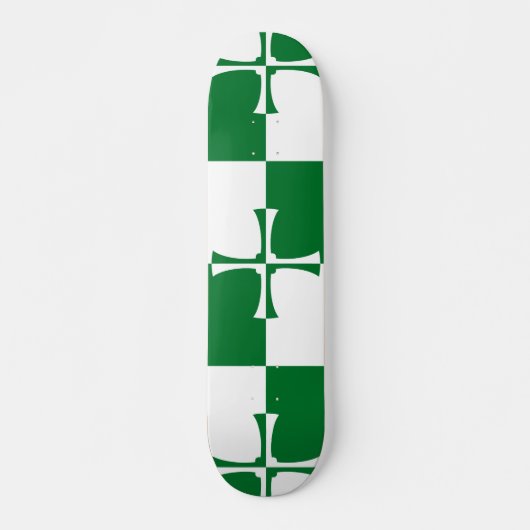 Flagge von Kirkcudbrightshire Skateboard (Vorne)