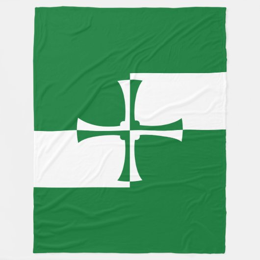 Flagge von Kirkcudbritshire Fleece Blanket (Vorderseite)
