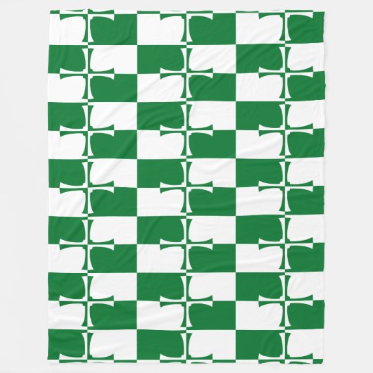 Flagge von Kirkcudbritshire Fleece Blanket (Vorderseite)