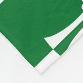 Flagge von Kirkcudbritshire Fleece Blanket (Ecke)