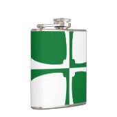 Flagge von Kirkcudlightshire Hip Flask Flachmann (Rechts)