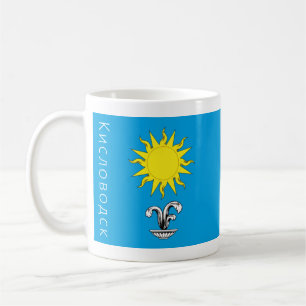 Flagge von Kislowodsk, Russland Kaffeetasse