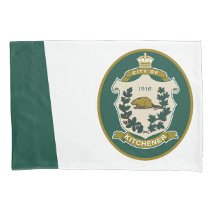 Flagge von Kitchener (Ontario, Kanada) Kissenbezug