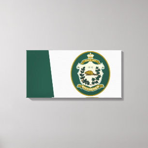 Flagge von Kitchener (Ontario, Kanada) Leinwanddruck
