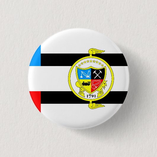 Flagge von Knoxville, Tennessee Button (Vorderseite)
