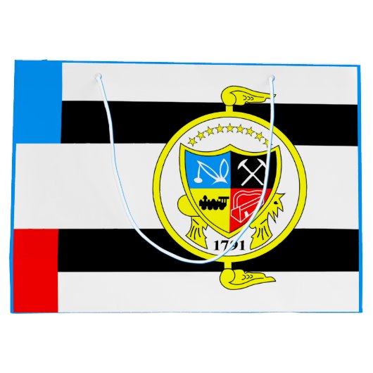 Flagge von Knoxville, Tennessee Große Geschenktüte (Rückseite)