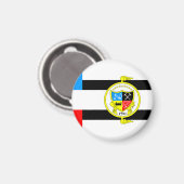 Flagge von Knoxville, Tennessee Magnet (Vorderseite/Rückseite)