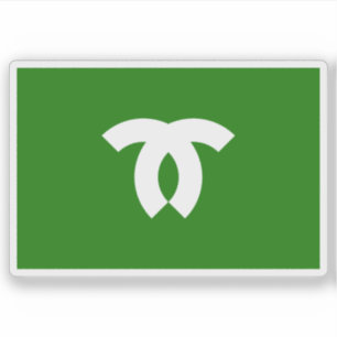 Flagge von Kobe, Hyogo, Japan Aufkleber