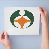 Flagge von Koga, Shiga, Japan Flyer (Hand)