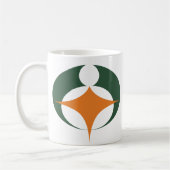 Flagge von Koga, Shiga, Japan Kaffeetasse (Links)