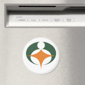 Flagge von Koga, Shiga, Japan Magnet (In Situ (Geschirrspüler))