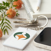 Flagge von Koga, Shiga, Japan Schlüsselanhänger (Vorderseite rechts)