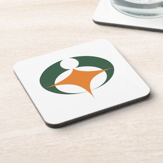 Flagge von Koga, Shiga, Japan Untersetzer (Linke Seite)